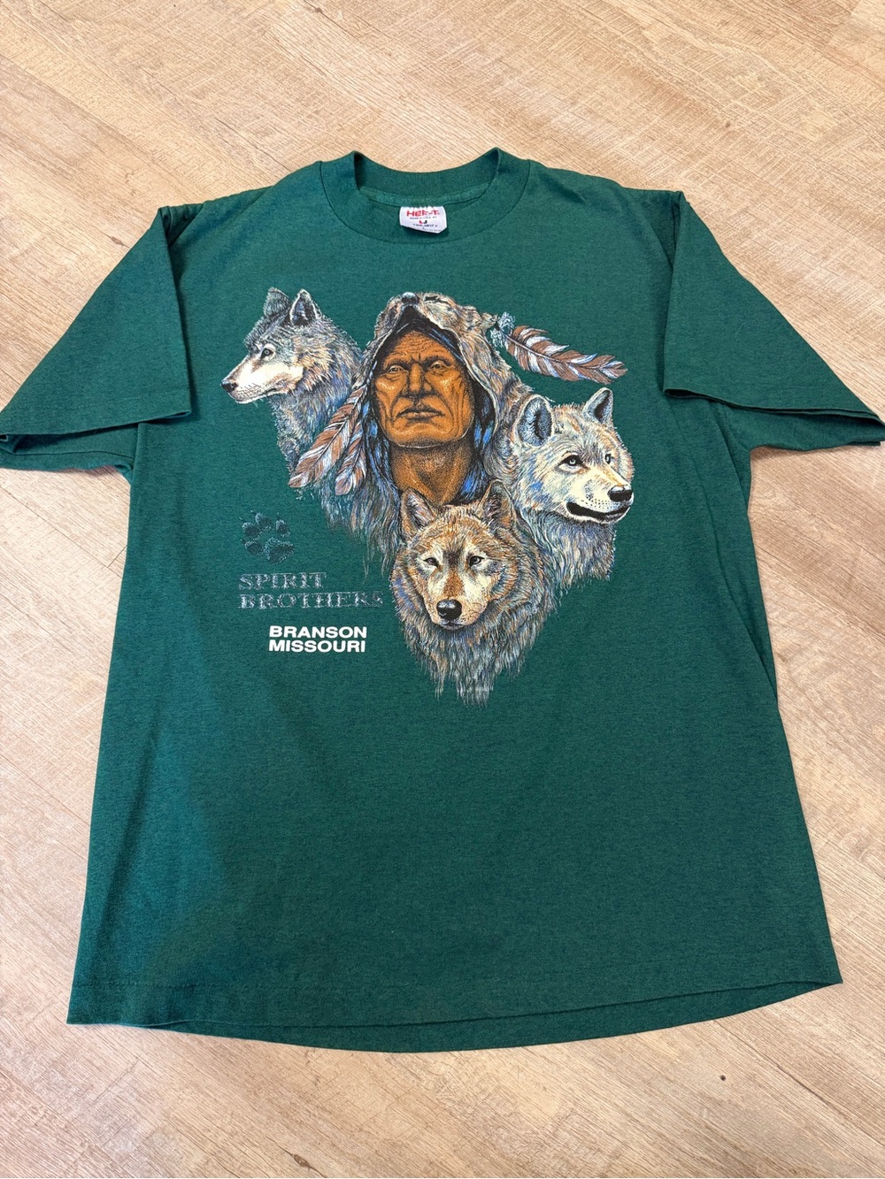 Vintage Nature Green Tee - Single Stitch